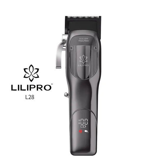 Lilipro L28 Vigorous Torque Brushless Motor Incorporated with Diamond-Like Carbon-Layered Ceramic Blade Men′s Portable Hair Cutting Kit for Barber Shops
