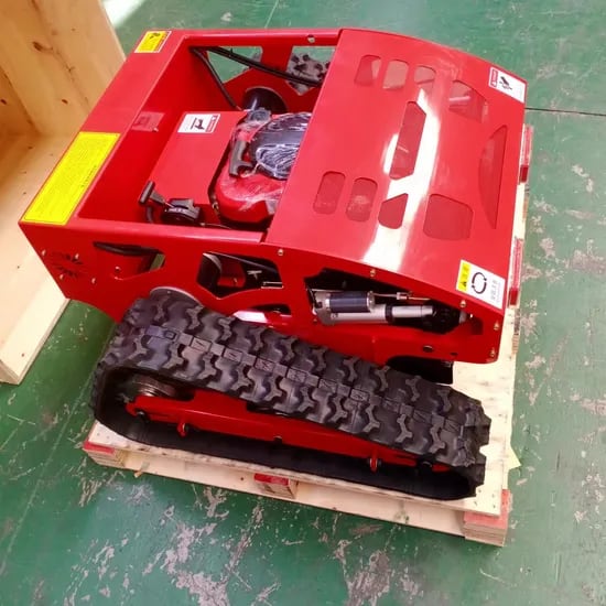 Customized Color 7.5HP 9HP Electric-Start Remote Control Lawn Mower Mini RC Robot Lawn Mower with Snow Plow Attachments