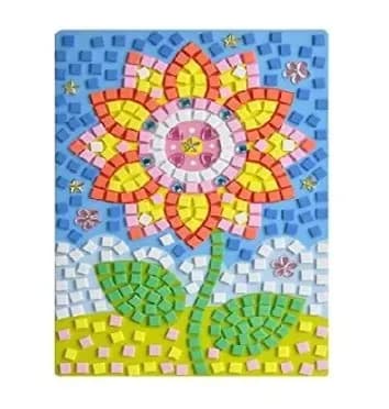 DIY Handmade EVA Foam Adhesive Mosaic Sticker Painting Craft Kit Educational Toy
