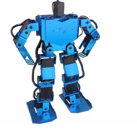 17dof Educational Humanoid Robot and Full Bracket Accessories, Educational Humanoid Biped Robot
