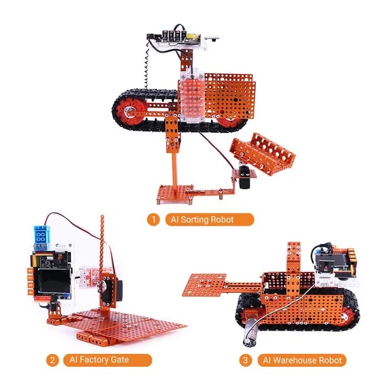 Dly Project Factory Kit Al Programmable Esp32 Coding Stem Robot Kit for Maker Education Boards