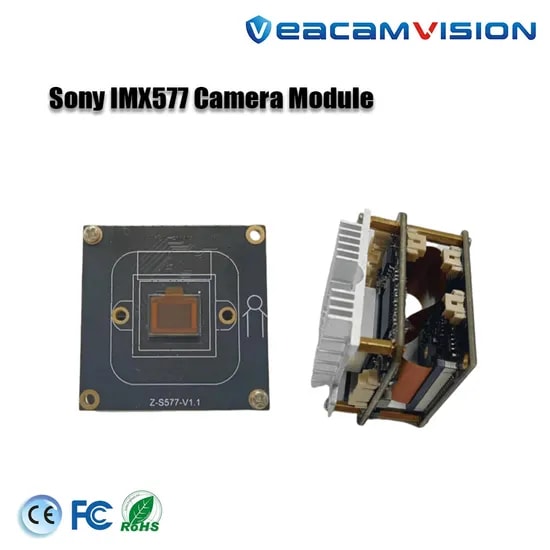 4K12MP High Definition CCTV Camera Module, Imx585 1/2.3inch Big Sensor Camera, Support Clear Hdr and Ai ISP, Starlight PCB Board