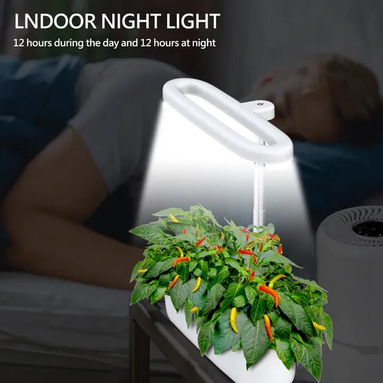 8 Pods Hydroponics Growing System, Support Indoor Grow, Herb Garden Kit Indoor, Grow Smart for Plant, Built Your Indoor Garden