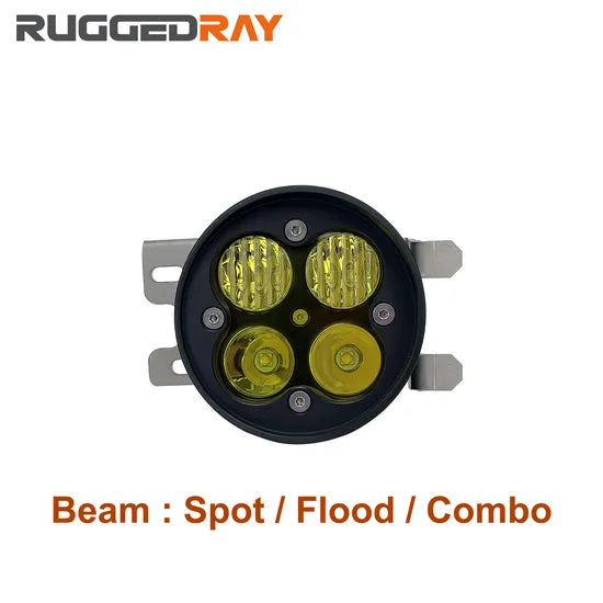 Brightened Luminous LED Fog Light Kit for Toyota 4runner Tacoma Tundra CREE LED 40W 12 24V Waterproof 6500lm Extreme Weather and Rugged off-Road Use