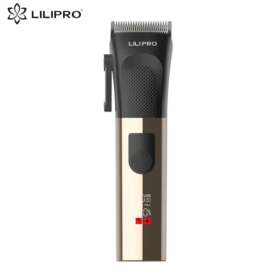 Lilipro L3 Mens Hair Clipper Rechargeable Hair Cutting Kits with LED Display Cordless Hair Clipper for Home Use & Barbers