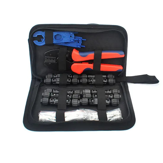 MC4 Tool Kit Solar PV Connector Assembly Pliers LY-2546B PV Tool Kit Solar Cable Stripper Hand Tool