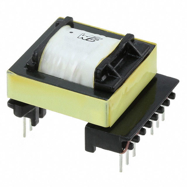 This transformer provides efficient voltage conversion from WE-FB to 10 to 30V.