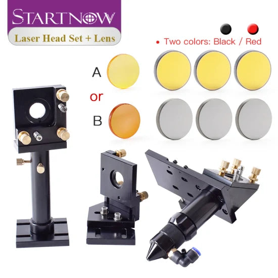 Startnow CO2 Laser Head Kits with CO2 Focus Lens Mirror