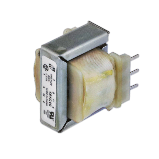 Industrial-grade transformer: 161C10, rated for 2000Vrms.