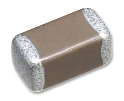 Capacitor by GJM1555C1H100GB01D with rating 50V and ±2% tolerance.