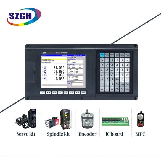 Advanced 2 Axis CNC Lathe Controller with English Interface