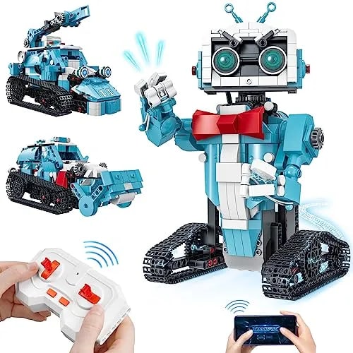 Stem Robot Building Kit, APP & Remote Control Robot Building Kits