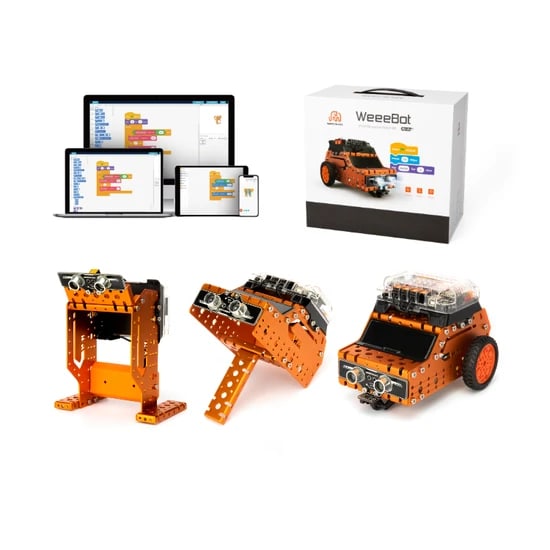 Schools Projects 3 in 1 Car Chassis Esp32 Programmable Stem Education Robot Kit for Kids