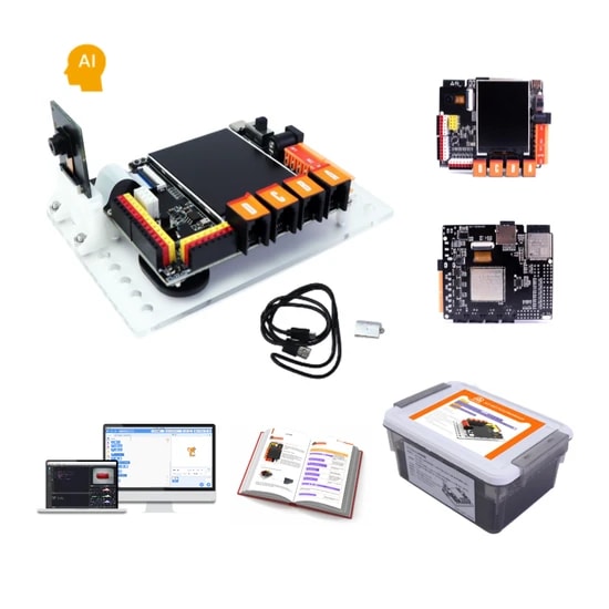 Ai WiFi Camera Python Stem Educational Programmable Elf Aiot K210 Mainboard for DIY Robotic Kit