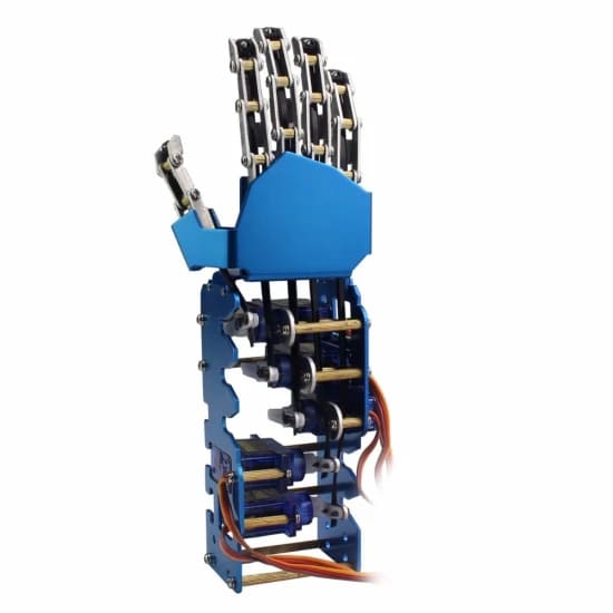 New Product 5 Dof Include Servos Metal Robot Hand Humanoid Five Fingers Gripper Arm Kits for Arduino Kits