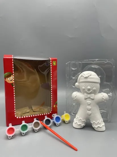 New Release Art Kit for Painting and Drawing Plaster Snowman Shape for Craft Supplies