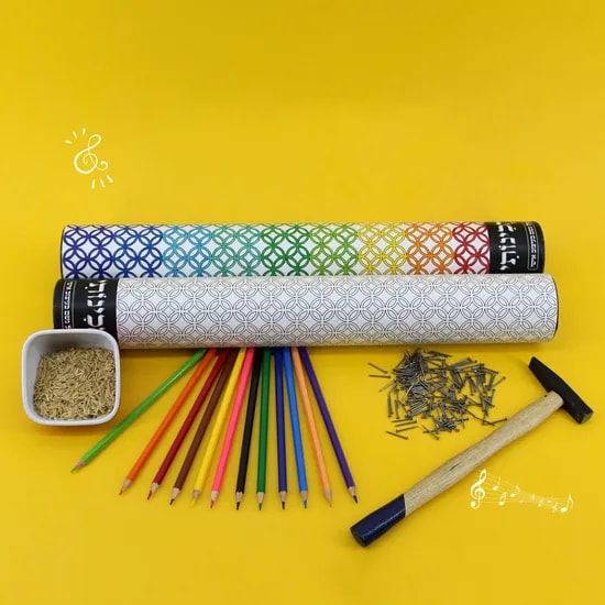 DIY Musical Tall Rainstick Kit for Kids DIY Activity Kit Kids Craft Kits Kids Educational Toys