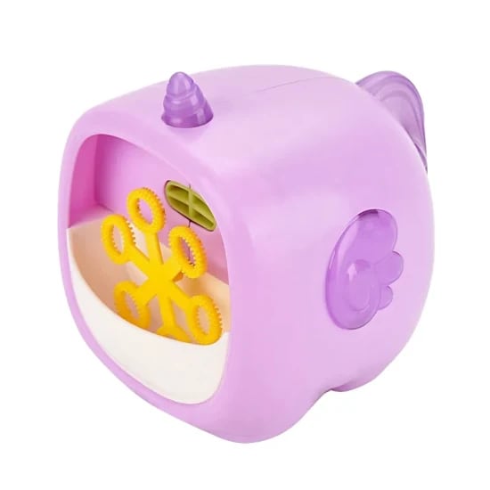 Cute Shape Plastic Toys Educational Interesting Musical Colorful Outdoor Summer Children Music-Free Electric Unicorn Bubble Machine