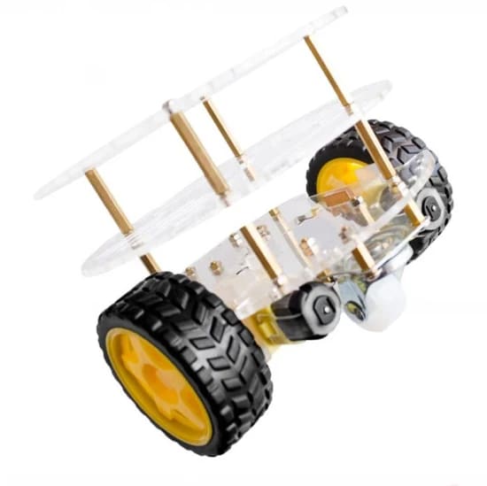 Three Layers Intelligent Smart Robot Car Body Kit Stem Steam Education Project Smart Robot Car Kit