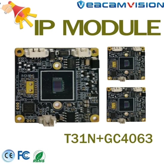 IP Camera Module with Megapixel Options and Motion Detection