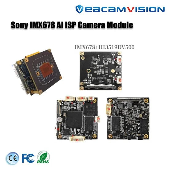 Hikvsion NVR Compatible Star Light Imx678 4K CCTV Surveillance System PCB Supplier True WDR Imx678 True WDR Network IP Camera Module Camera