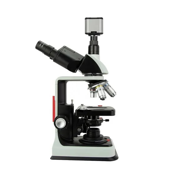 Student Biological Microscope Kit with 3 Objectives & Carry Case