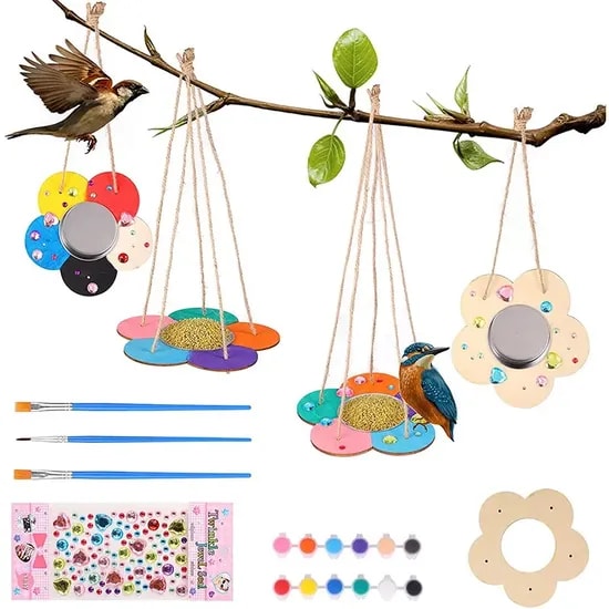Type Arts and Crafts Kit DIY Learning Activities Crafts Bird Feeders
