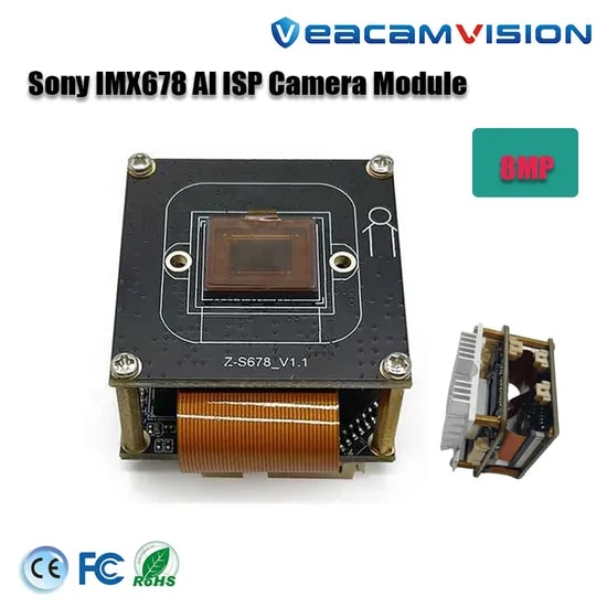 Hikvsion NVR Compatible Star Light 4K CCTV Surveillance System PCB Supplier True WDR Imx678 60fps Support Clear Hdr and Ai ISP Starlightnetwork IP Camera Module