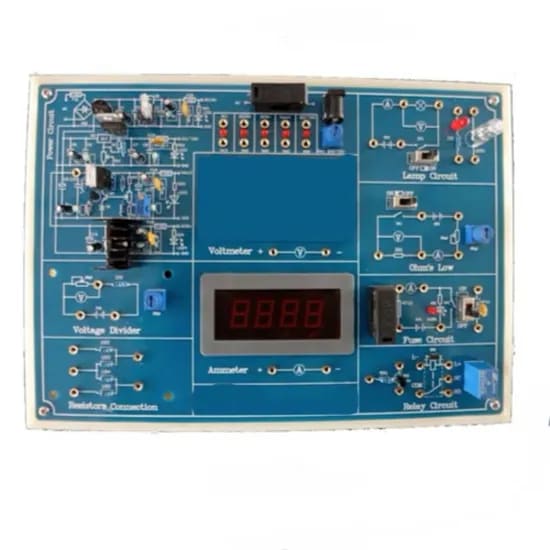 Didactic Training Kit DC Current Training Module Lab Kit School Practice Suitcase