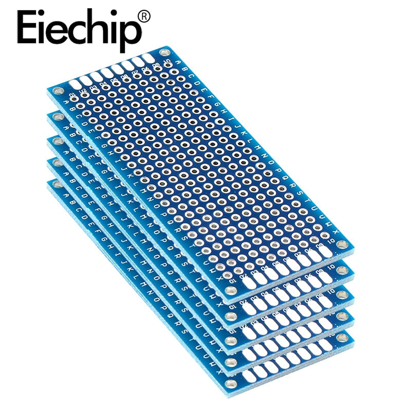 10pcs Electronic PCB Board 3x7cm Diy Universal Printed Circuit 3*7cm Double Side Prototyping For Arduino Copper Plate