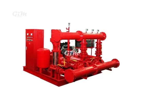 Edj Fire Pump Set with Electric and Diesel Customization Available