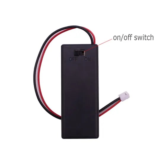 for Micro: Bit Battery Holder Case Cover Shell 3V pH2.0 for 2PCS AAA Batteries Rcmall
