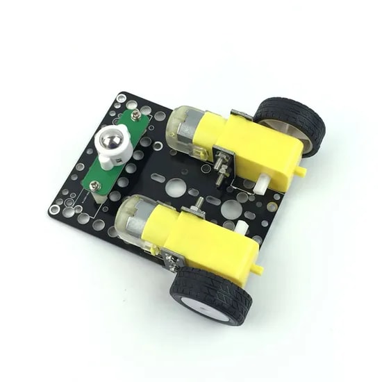 Bit Intelligent Car Chassis 2WD Mini Robot Chassis Three Wheel Two Drive