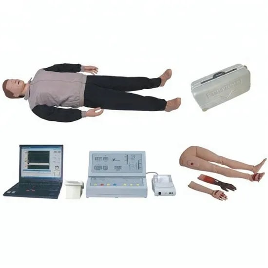 Low Price Simulation Medical Model Nursing Factory Set CPR Training Manikin Half Body