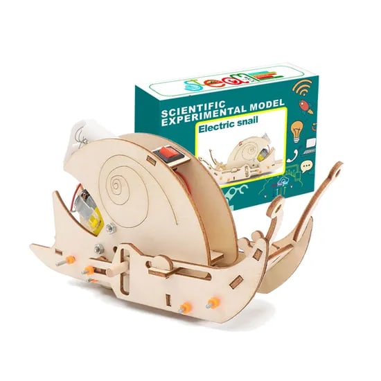 Shopfiy Hot New Toys 2021 Kids Electric Mechanical Snail Science Experiment Kits Stem