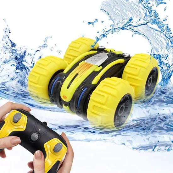 Wholesale Children Kids Educational Electronic 2.4G 4WD 360 Degree Dancing Double Side Flip Skidding Drift Amphibious Radio Remote Control RC Stunt Car Toy