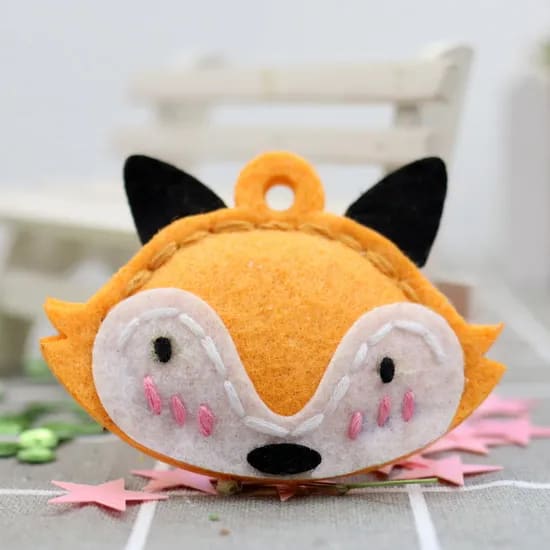 DIY Sewing Toys Felt Sewing Set for Kit Children Felt Plush Animals Craft Kit