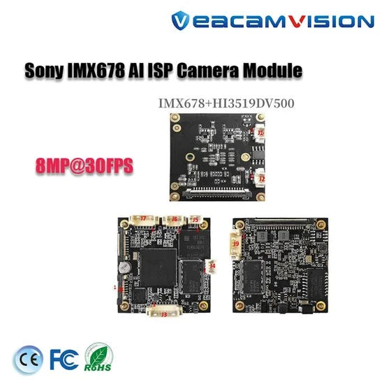 CCTV Surveillance System PCB Supplier True WDR Imx678 True WDR Network IP Camera Module Camera