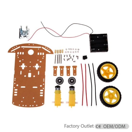 2WD Motor Smart Robot Car Chassis Suite DIY Kit Speed Encoder Battery Box