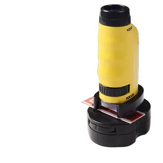 Stem Learning Science Handheld Educational Microscope Toy Kit 60X-120X