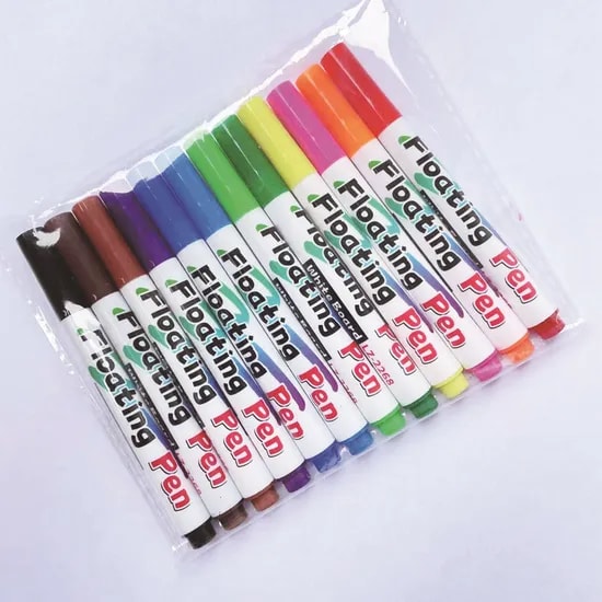 Floating Pen Painting in Water Floating Pen Whiteboard Pen Can Be Wiped in Water